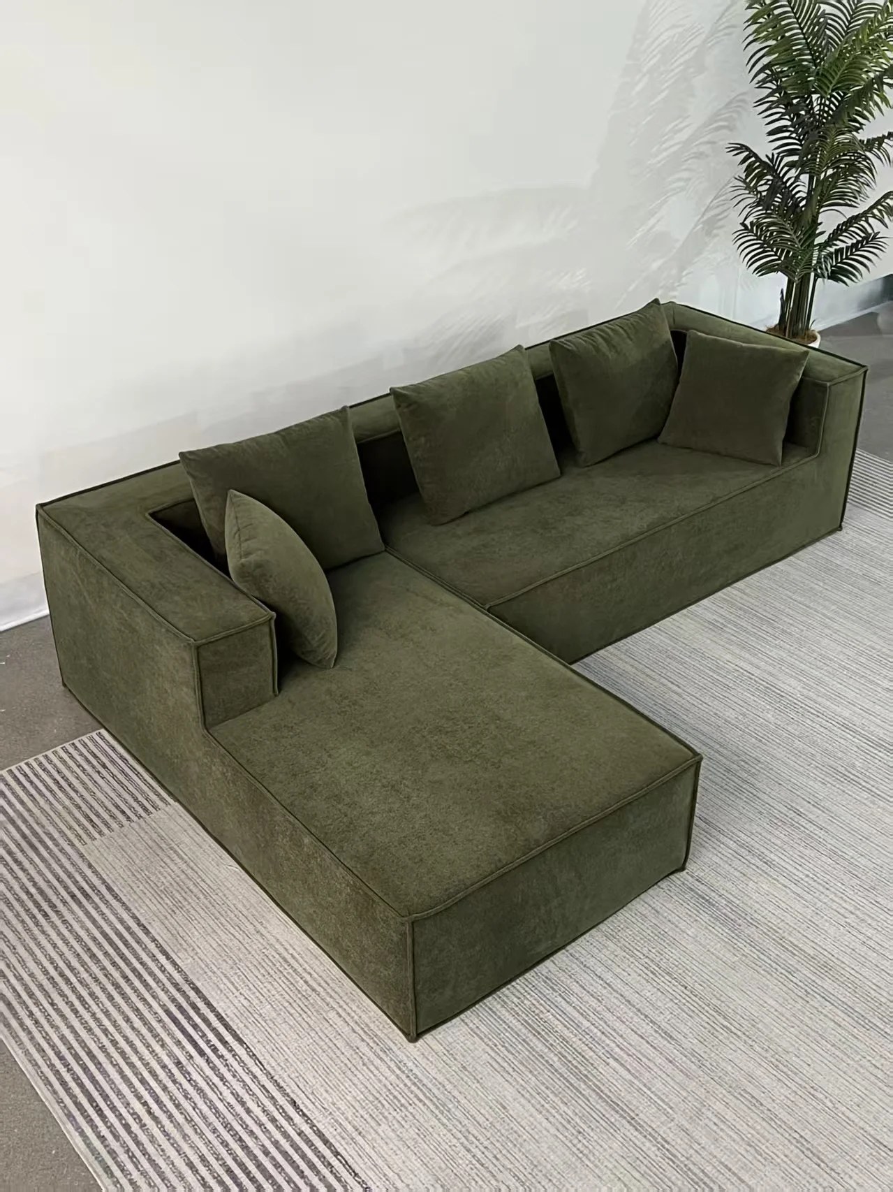 Customizable-Convertible-High-Density-Foam-L-Shape