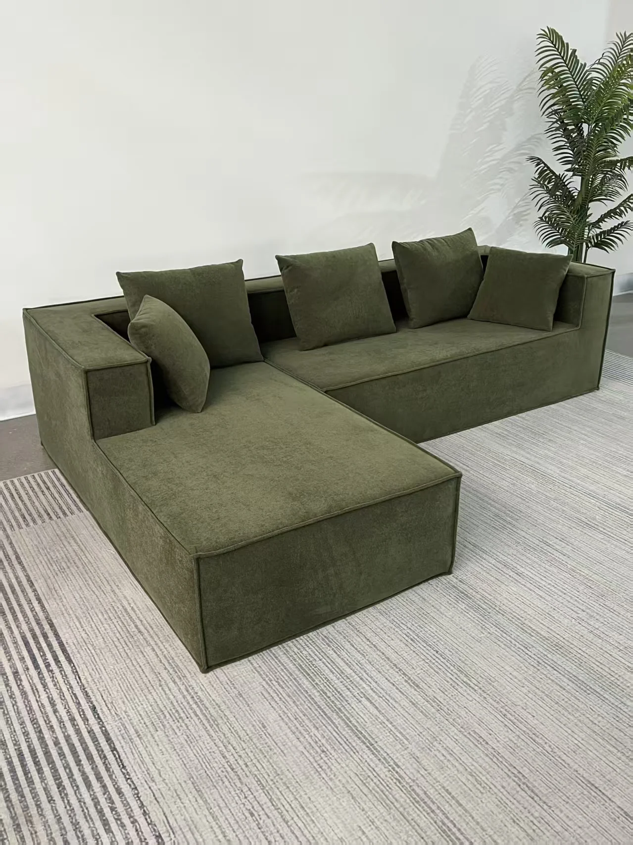 Customizable-Convertible-High-Density-Foam-L-Shape