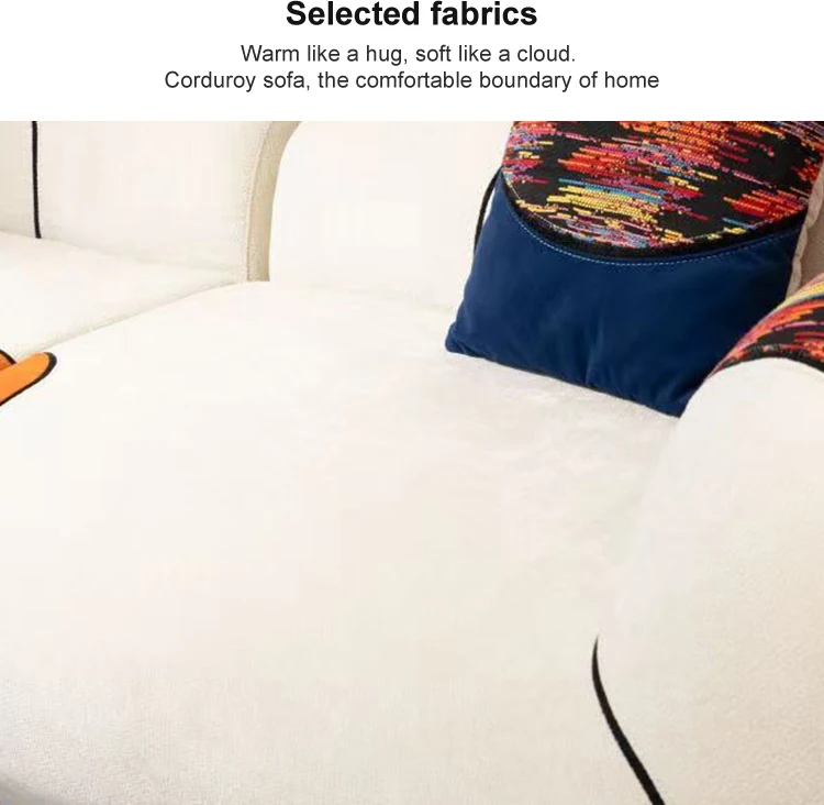 Hot Selling Nordic Modern Simple Leisure Couch Chair Latest Design Style Minimalist Fabric Special Shaped Living Room Sofa