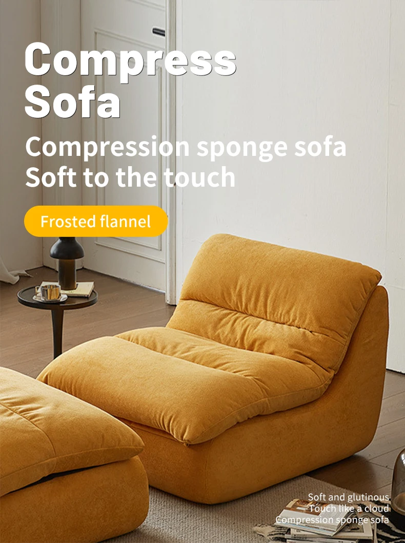 2025 New Design Modern Single Corner Sofa Decorative Extendable Vacuum Sealed Packing Budget-Friendly Option Villa Apartment