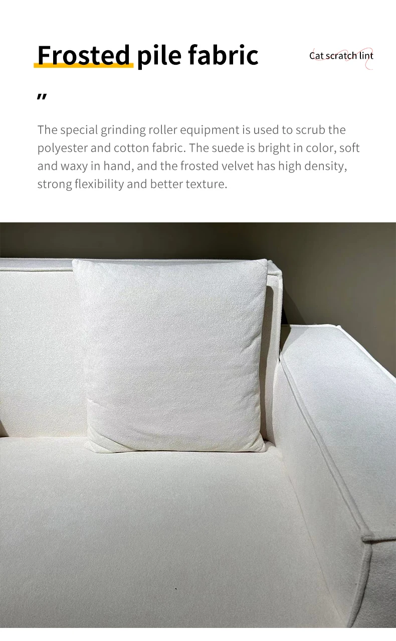 Modern Sectional Compression-Sealed Sofa Set for Hotel & Villa Stylish Living Room Furniture