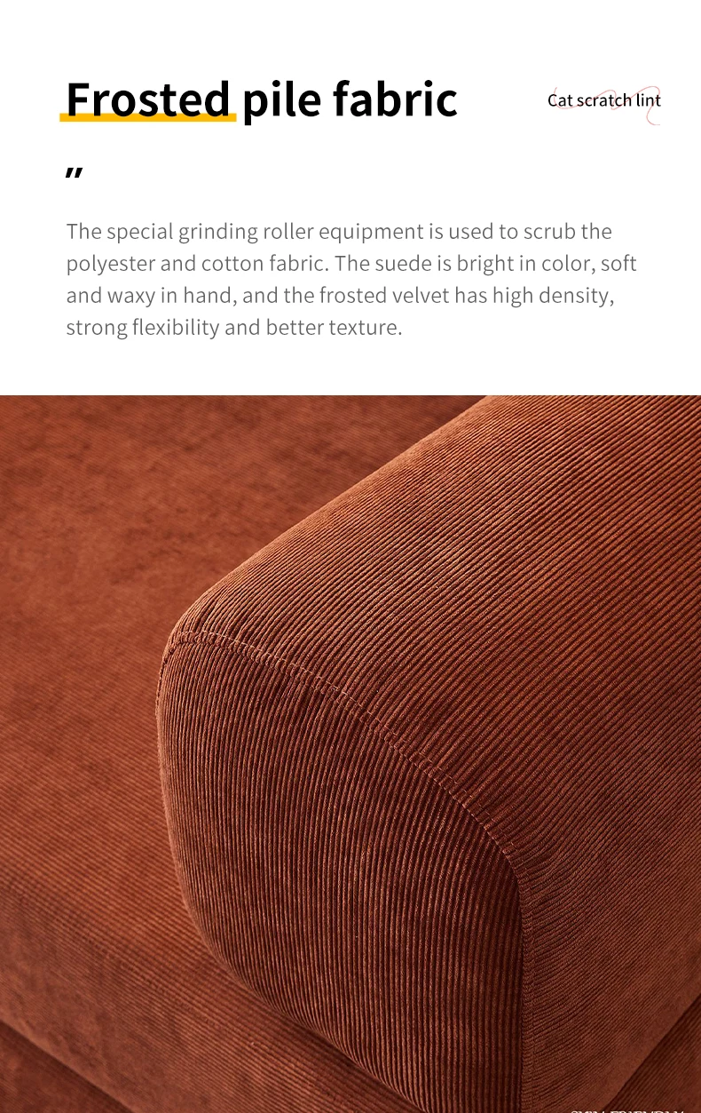 Simple Square Corner Folding Sofa Bed Fabric Compressed Convertible Extendable Living Room Decor Sofa