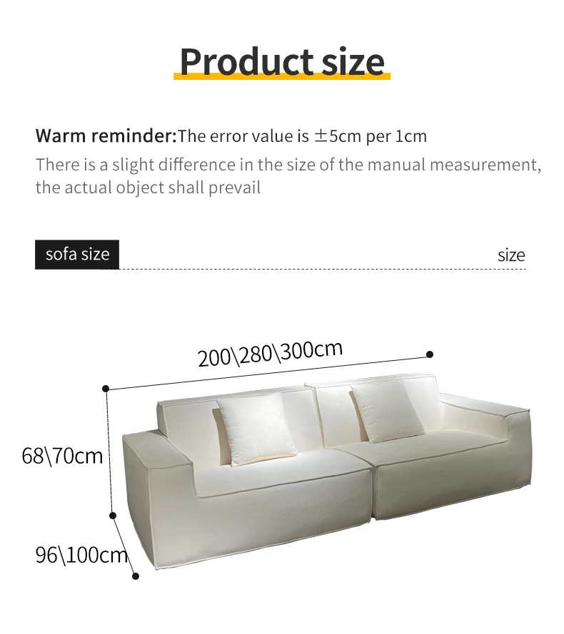 Modern Sectional Compression-Sealed Sofa Set for Hotel & Villa Stylish Living Room Furniture