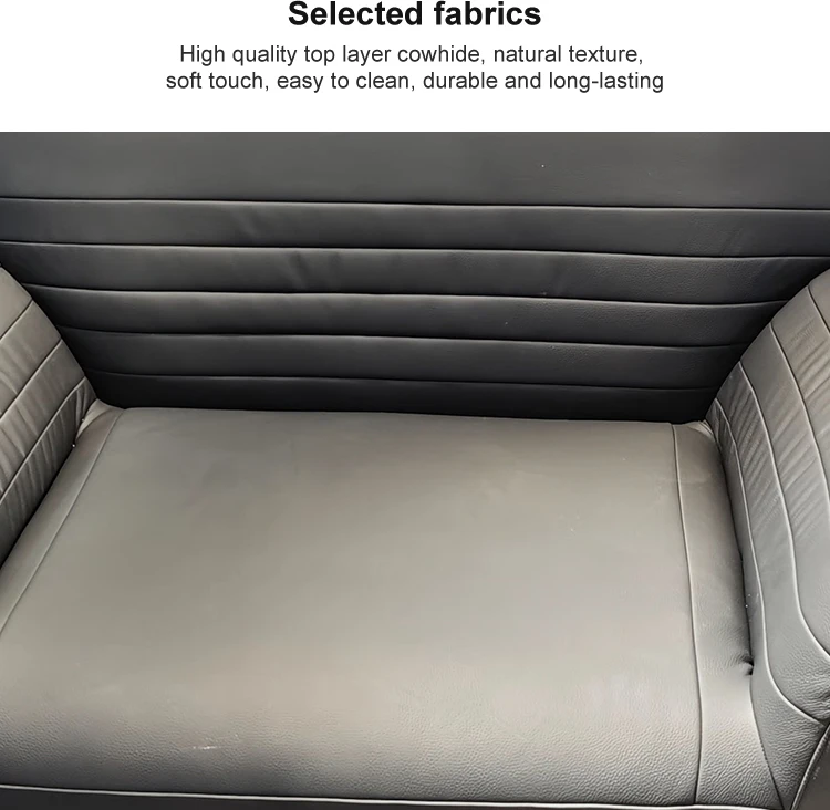 High-End Minimalist Leather Single-Seater Sofa Chair with Armrest for Home Office Dining Bedroom Hotel Apartment Leisure Use