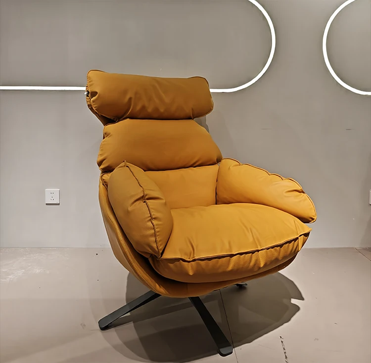 Italian Style Swivel Leisure Sofa Chair Soft Velvet Modern Design for Living Room Bedroom Apartment Villa