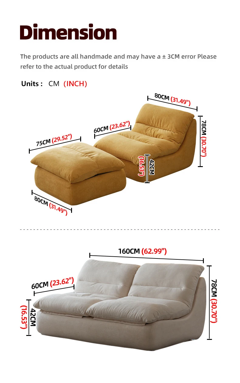 2025 New Design Modern Single Corner Sofa Decorative Extendable Vacuum Sealed Packing Budget-Friendly Option Villa Apartment