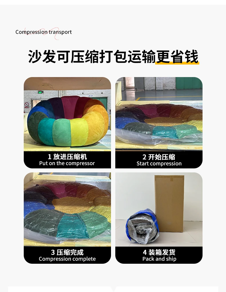 Modern Minimalist Light-Weight L-Shape Modular Flannel Sofas Set for Living Room Hotel Apartment Villa Use Sponge-Filled