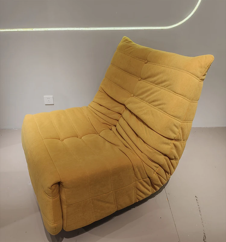 Hot Selling Optional Color Fabric Rotatable Single Chair Multifunctional Caterpillar Sofa for Home