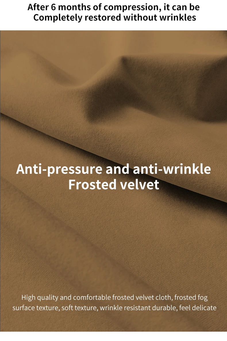 Nordic European Minimalist Sectional Couch Modular Compression Living Room Sofa with Square Shape Vacuum Compressed