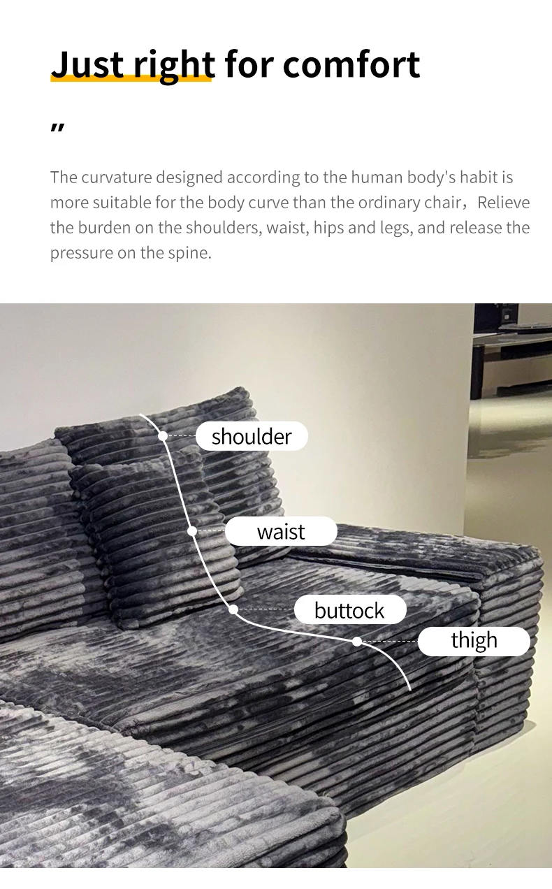 Modern New Design Modular Compressed Sofa Bed for Living Room Square Shape Wholesaled by Factory-for Apartment Mall and Villa