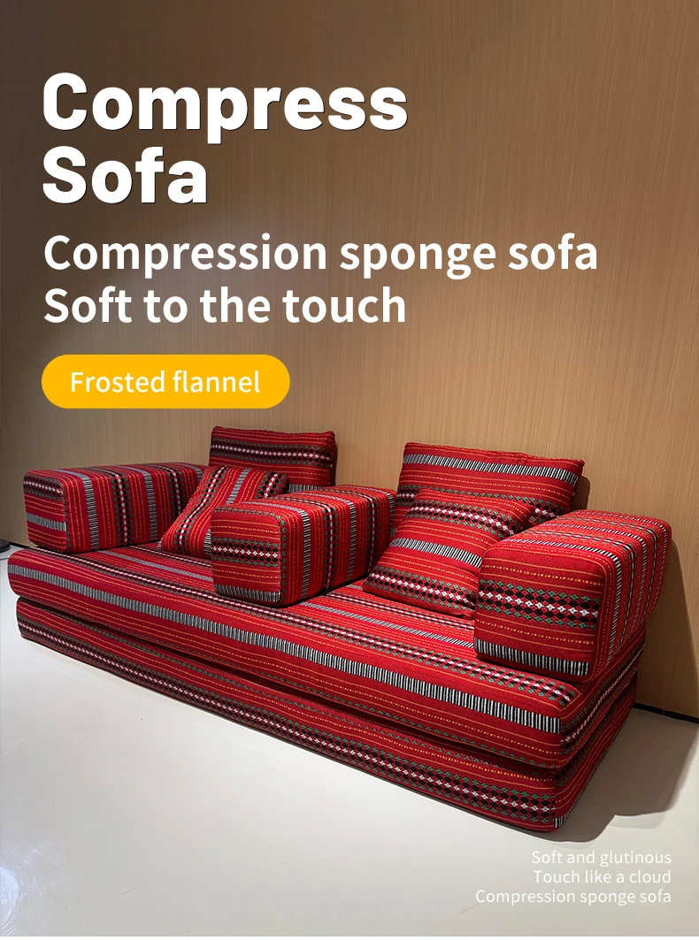 Custom Modern Mahjong L-Shape Sofa Sectional Sofa Bed Convertible Arabic Floor Sponge Cushions Living Room Apartment Villa