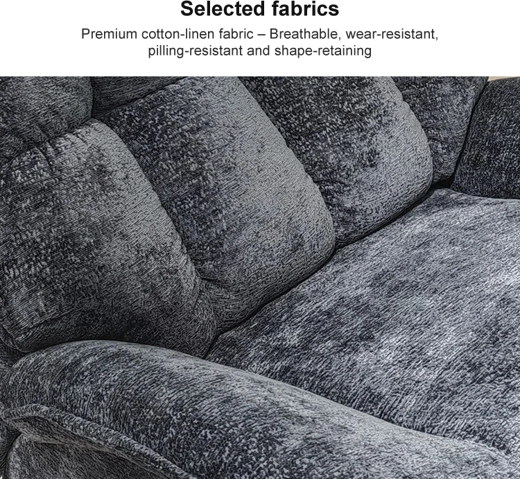 Modern Electric Single Seater Recliner Chair for Small Spaces Bean Bag Sofa with Rocking Sleeper & Cabin Functions for Bedroom