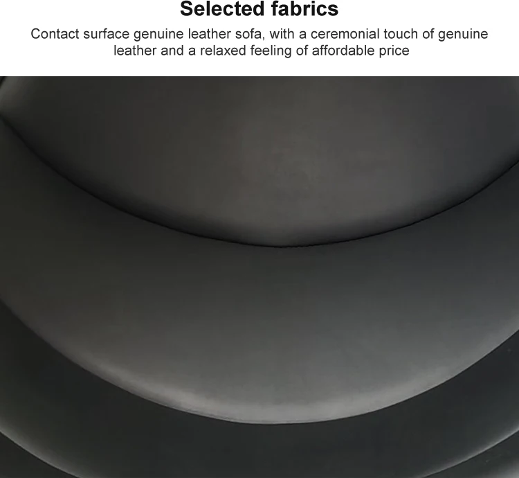 Sectional Modern Leather Chaise Lounge Chair with Revolving Feature and Saber Legs-Luxury Living Room Furniture