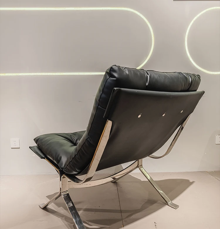 Factory Customization Modern Minimalist Fashion Genuine Leather High End Furniture for Living Room Chairs Soft Comfort Easy Care