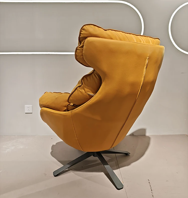 Italian Style Swivel Leisure Sofa Chair Soft Velvet Modern Design for Living Room Bedroom Apartment Villa