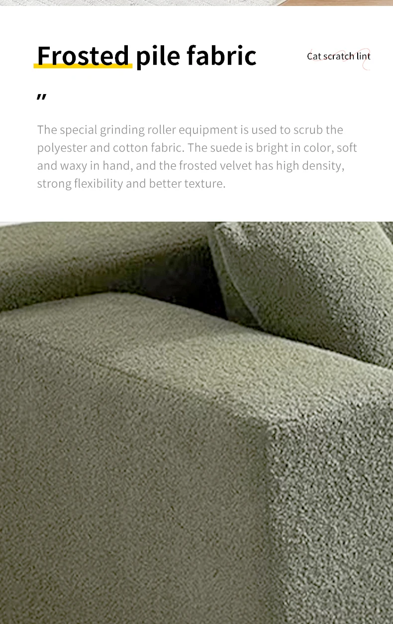 Customized Convertible Modular Sectional Sofa Compressed Fabric Sponge for Villa Living Room Decorative Wholesale Vacuum