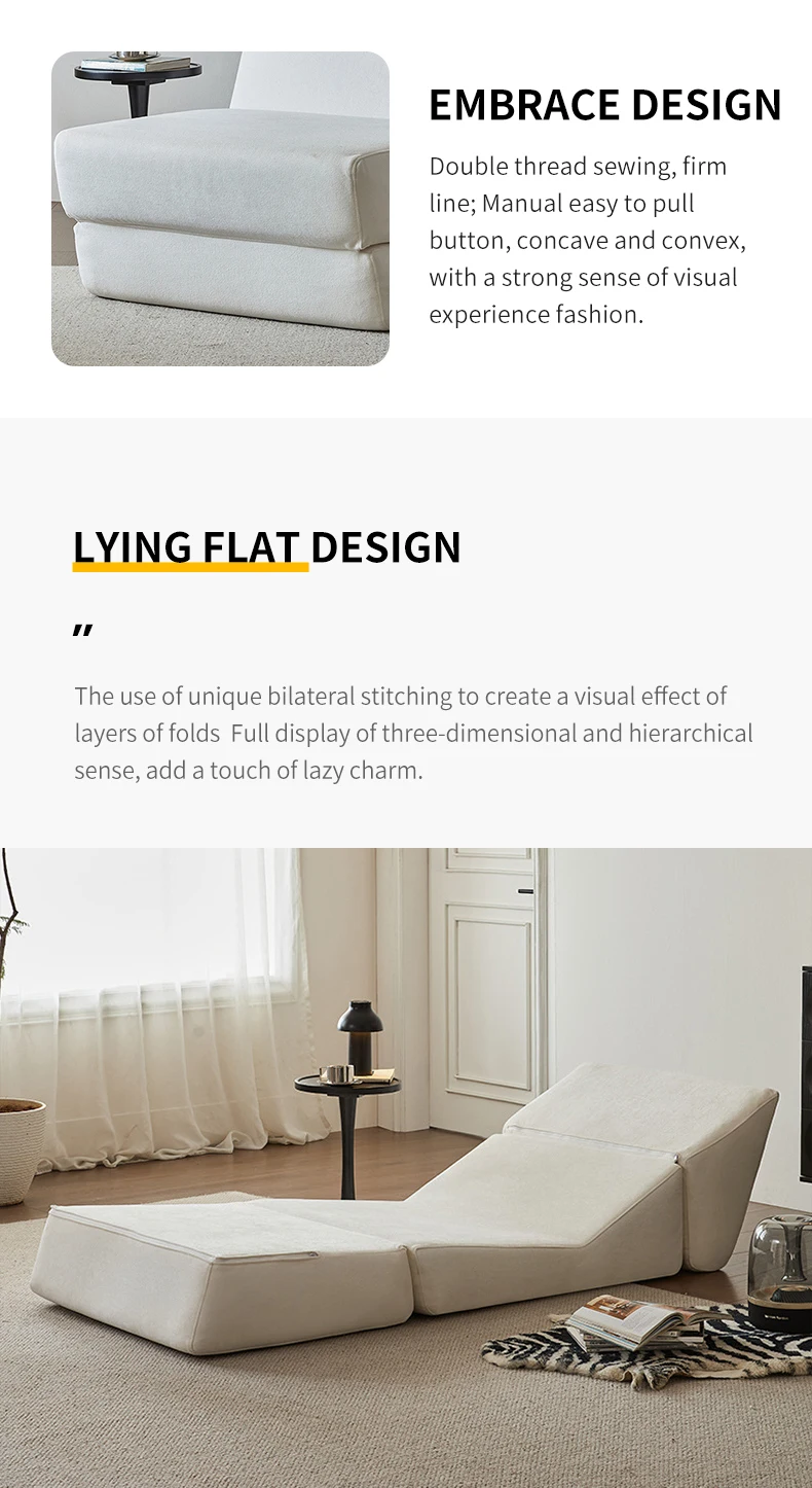 Living Room Minimalist Foldable Fabric L-Shape Sofa Bed Set with Storage Compressed Design-Sofa Chairs