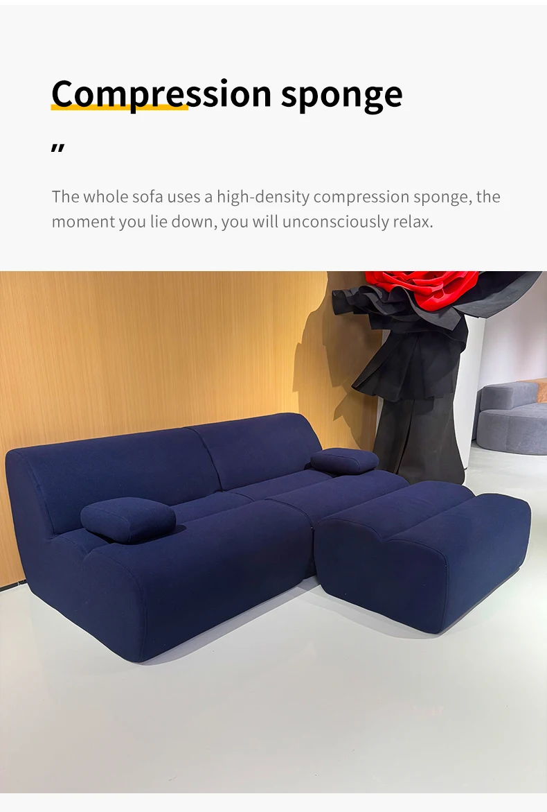 Modern Minimalist Modular Foam Sectional Vacuum Couch Compress Sofa Set Feature Storage Wholesale Price for Living Room Use