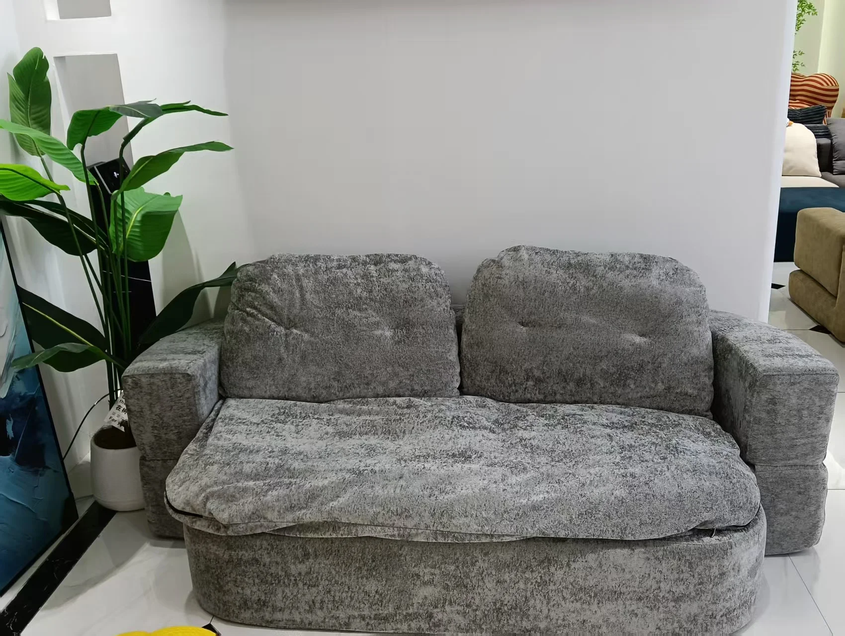 High-Resilience-Memory-Foam-Reclining-Sofa-Bed