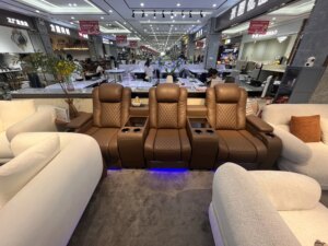 Orange-3-Seat-Electric-Recliner-Sofa-Chair